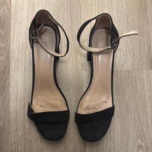 A New Day Black Heeled Sandals